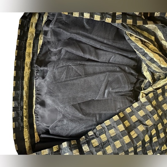 RARE Vintage Eugene Alexander  Black and Gold Gown - Picture 15 of 16